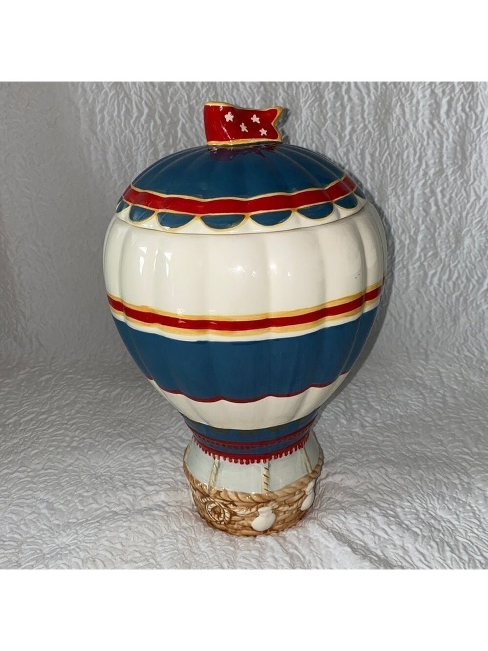 David's Cookies Disney OZ The Great & Powerful Hot Air Balloon Cookie Jar